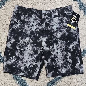 Art Class Monochrome Patterned Shorts